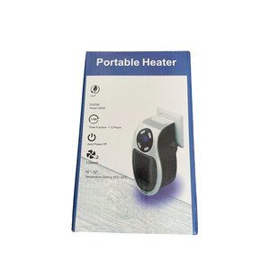 Portable Plug in Heater, 500W Electric Small Space Heater Indoor with Overheat P